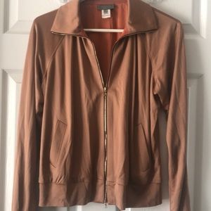 JESSUP LIGHTWEIGHT JACKET. FAKE POCKETS GOLD ZIPPE